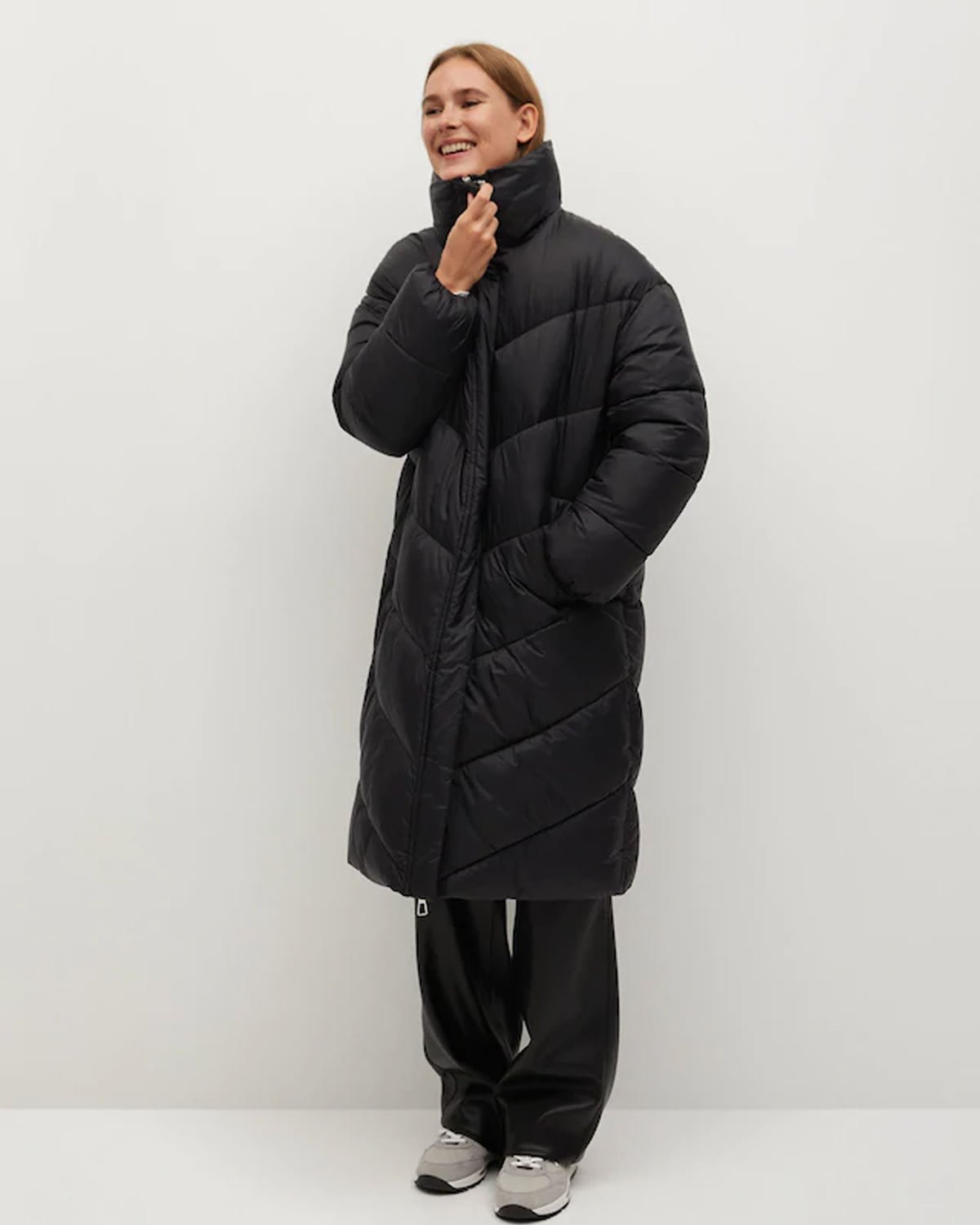 Oversize quilted coat